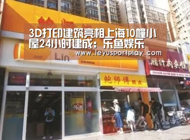 3D打印建筑亮相上海10幢小屋24小时建成:乐鱼娱乐(图4) 乐鱼娱乐